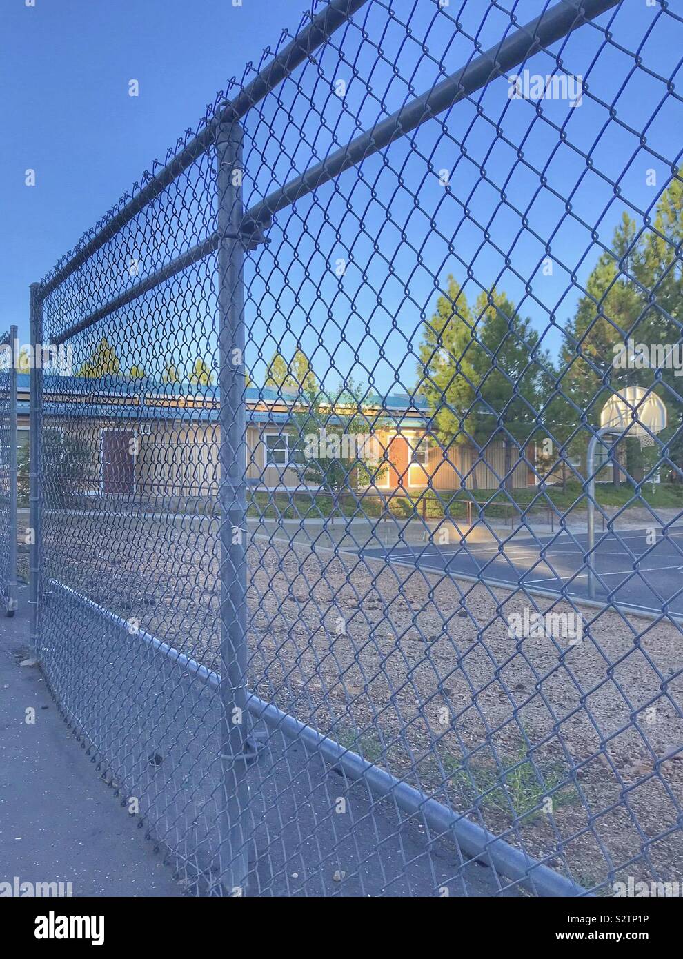School Fence High Resolution Stock Photography And Images Alamy