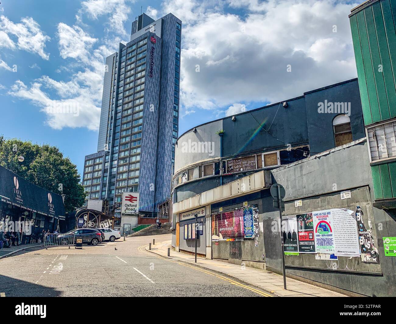 Manchester Oxford Road train station Stock Photo Alamy