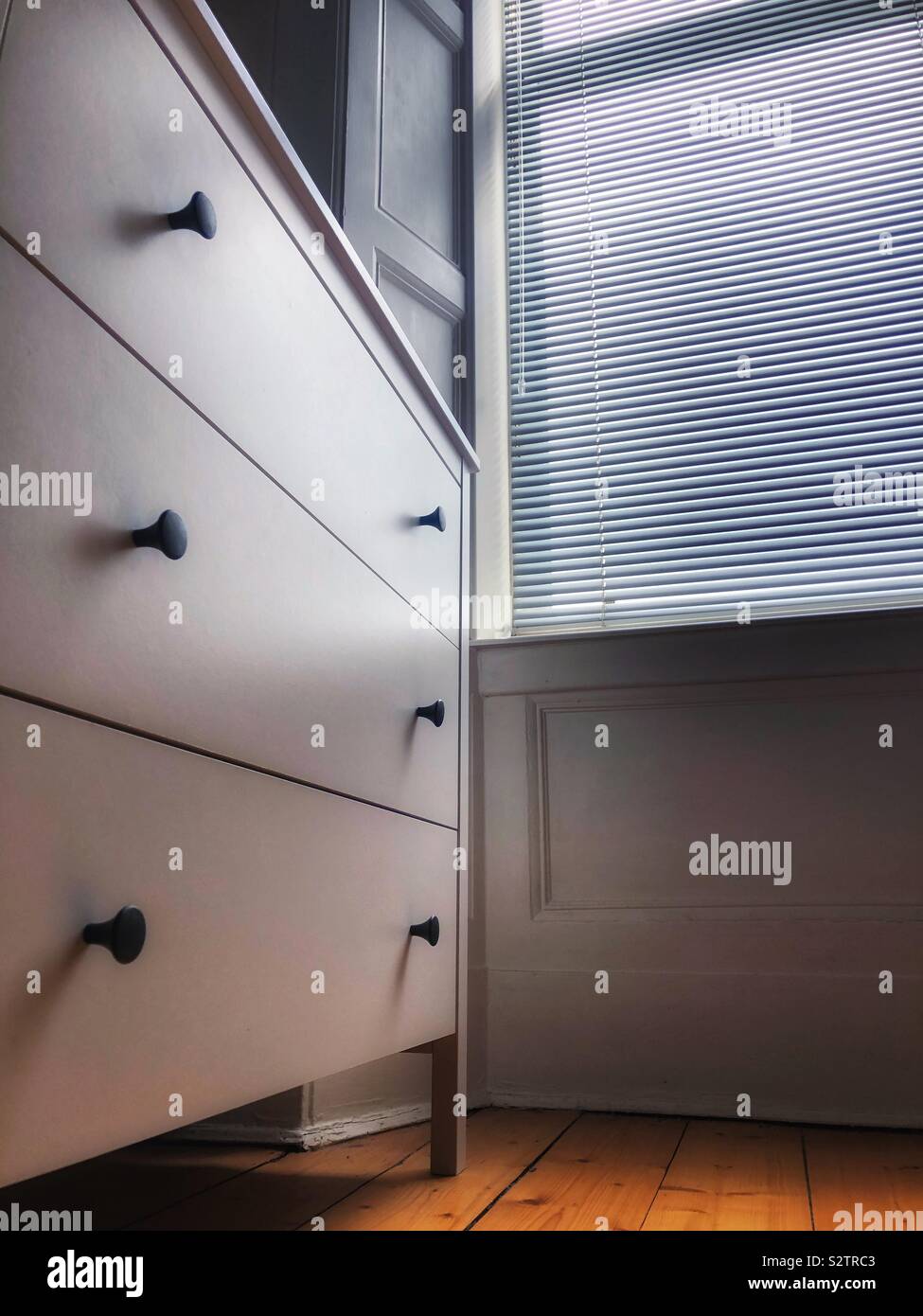 Morning light in bedroom - Smartphone Captured Stock Image