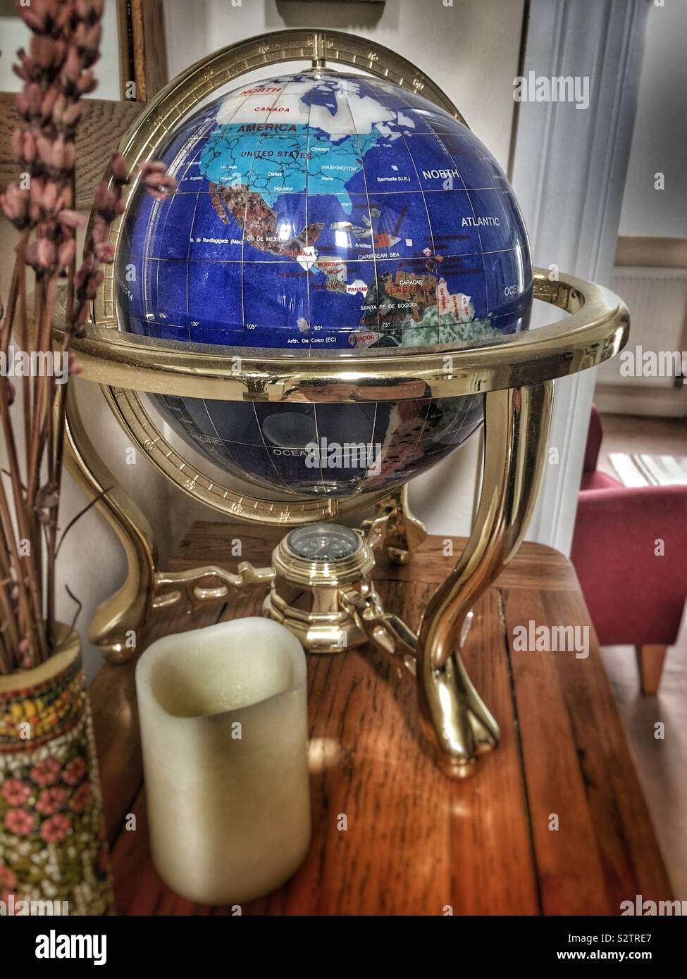 Beautiful globe Stock Photo