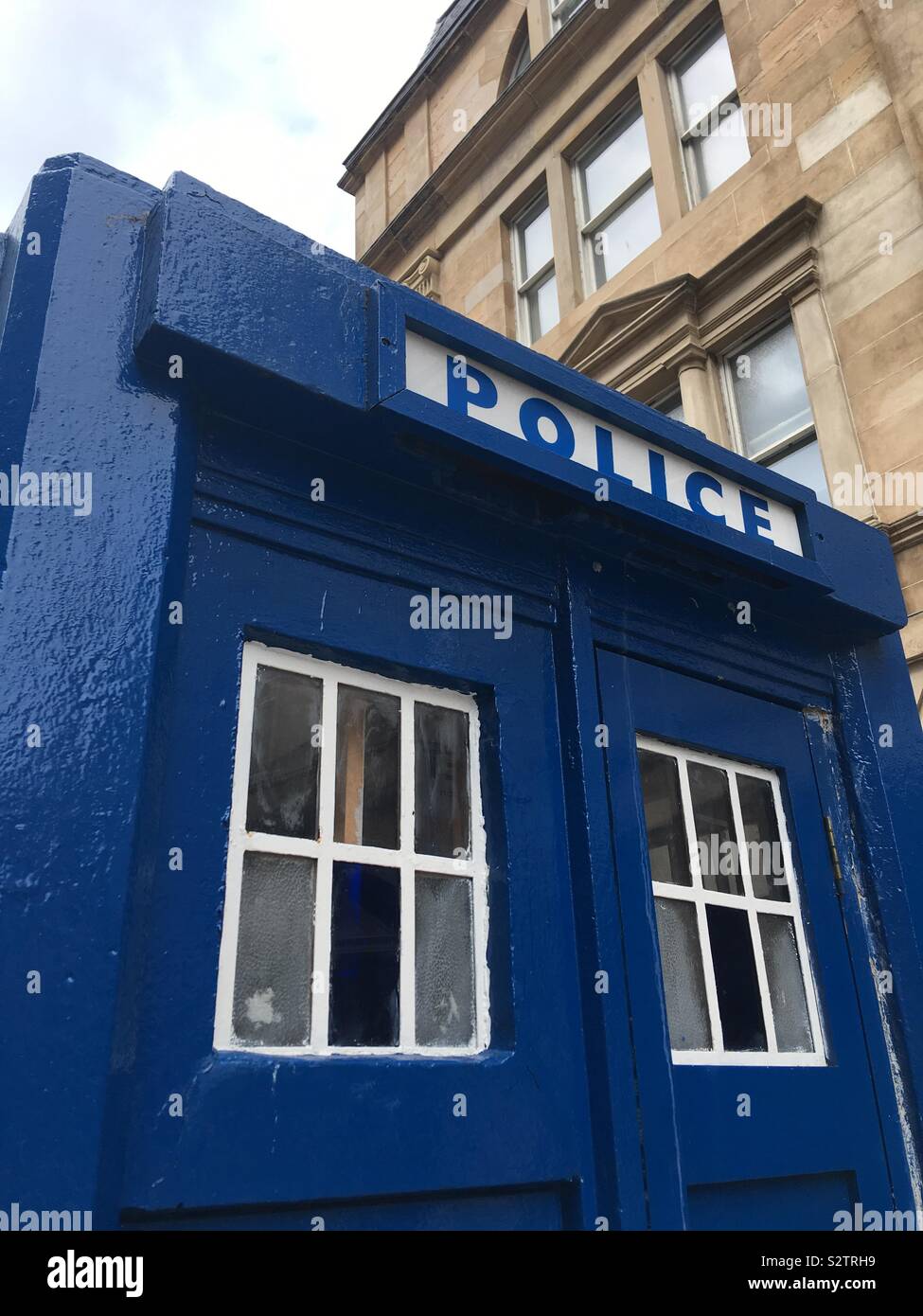 Old police box Stock Photo Alamy