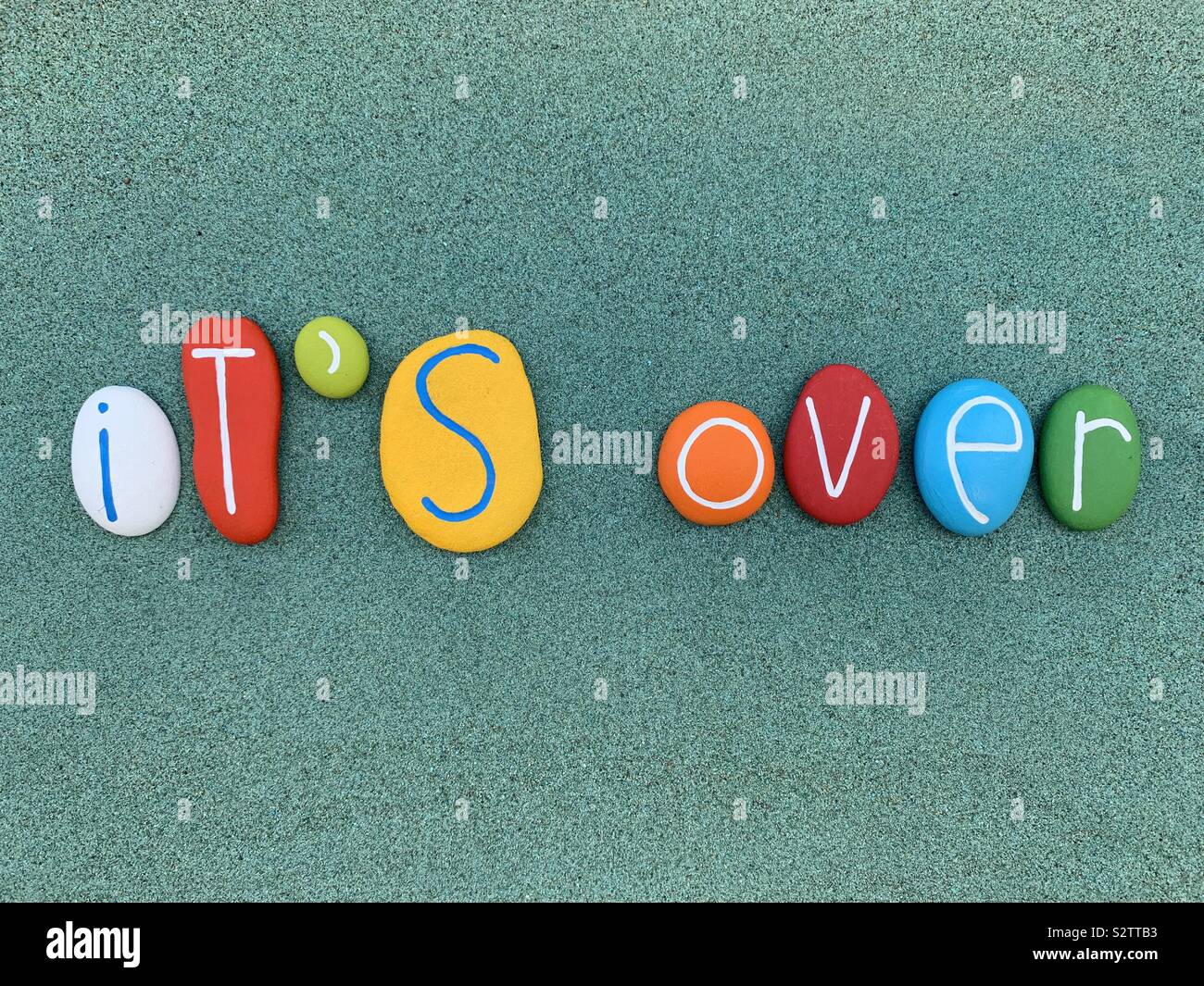 It’s over - Smartphone Captured Stock Image