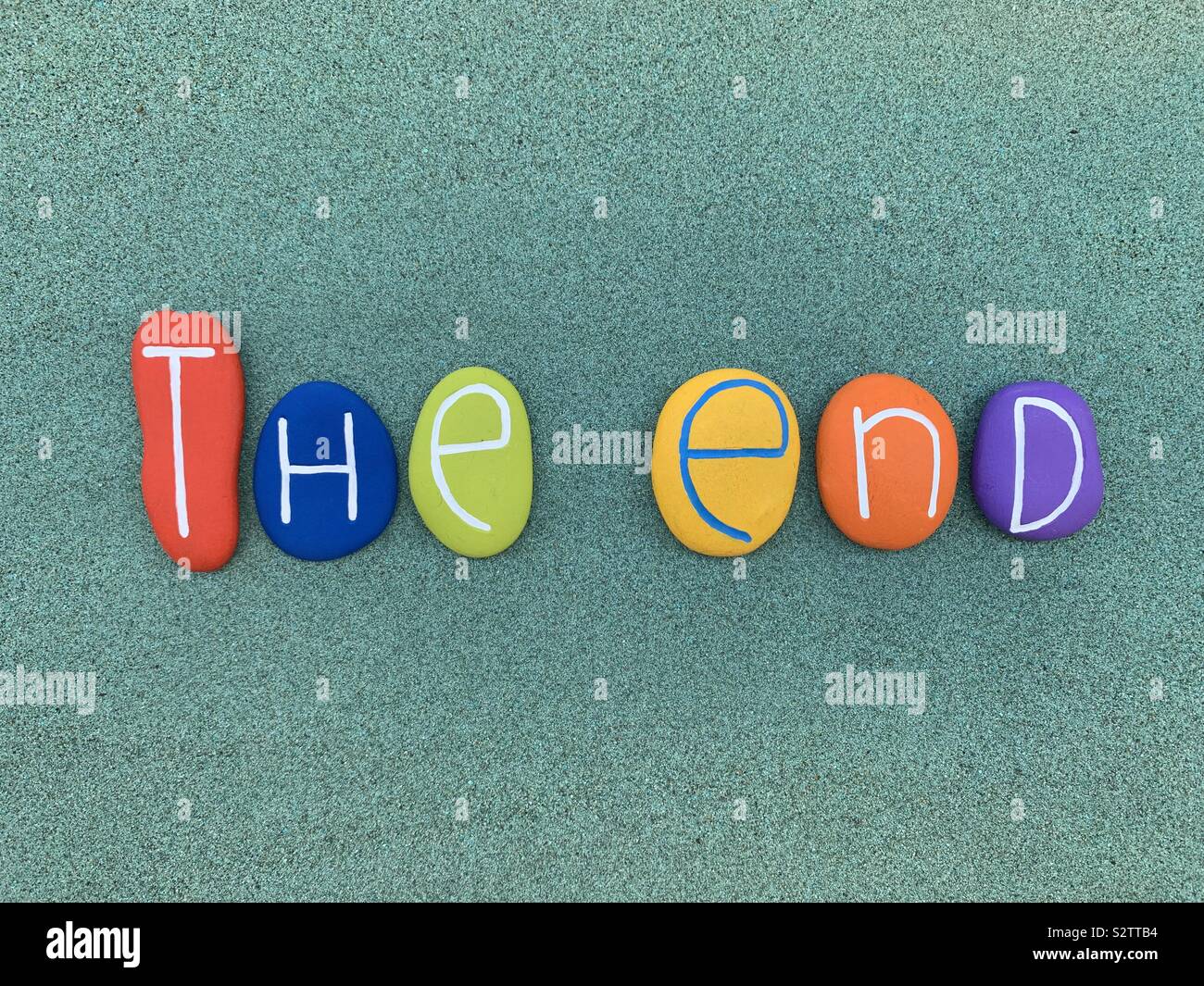 The end - Smartphone Captured Stock Image