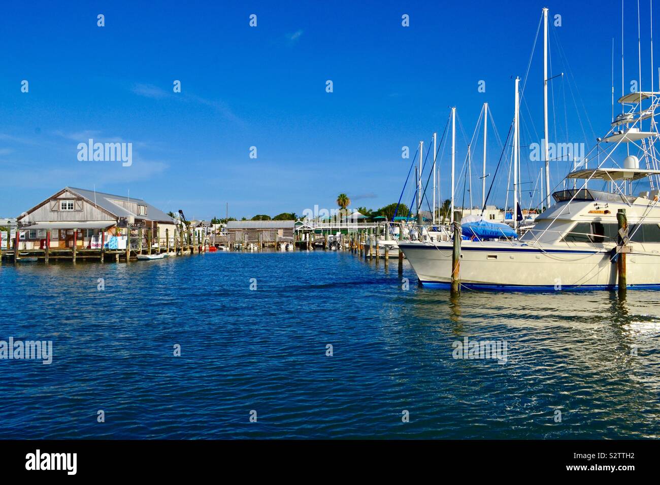 Key West Harbour Stock Photo Alamy
