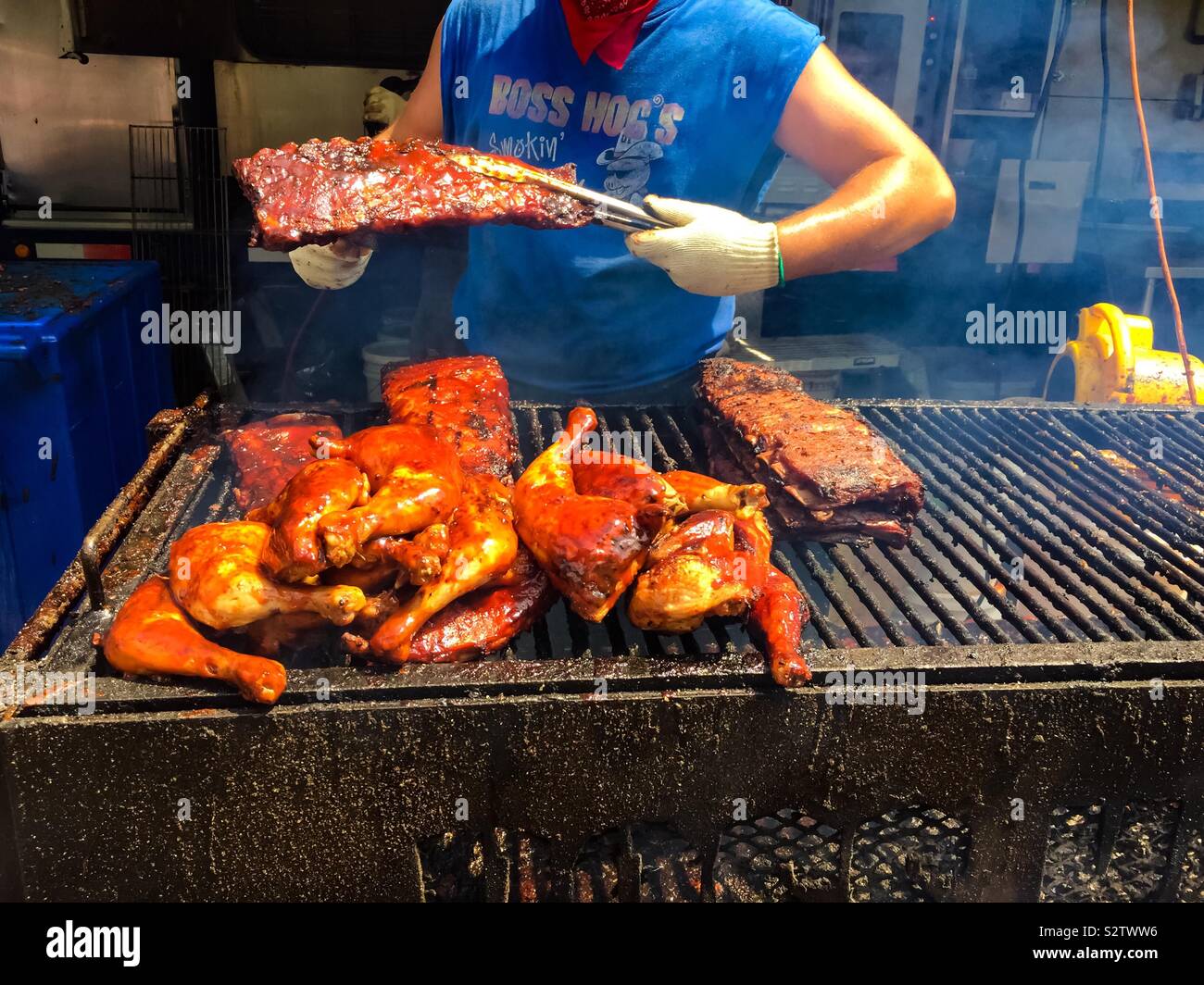 Ribs anyone Stock Photo