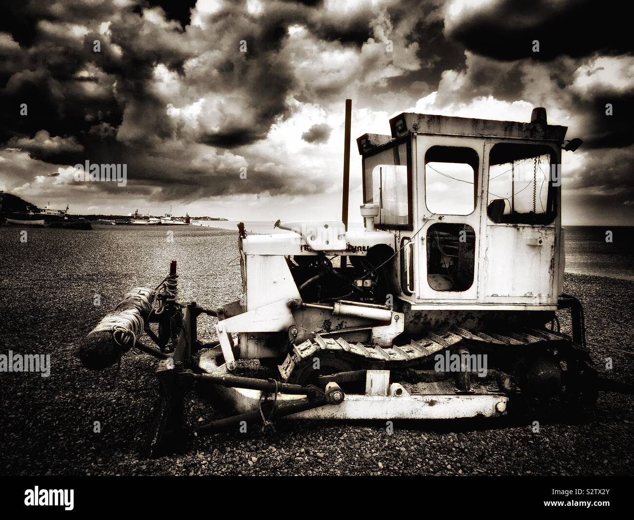 Track Marshall caterpillar - Smartphone Captured Stock Image