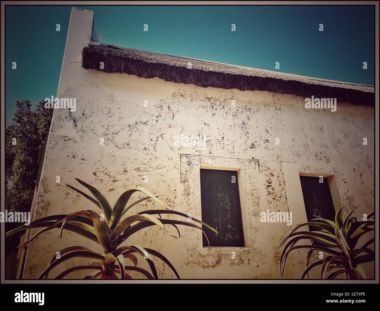 House in Tulbagh, South Africa. - Smartphone Captured Stock Image