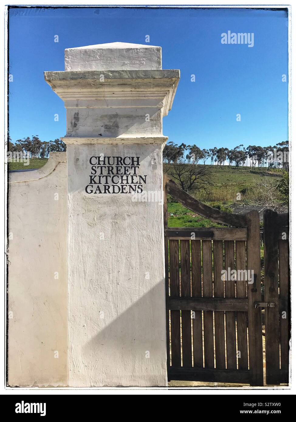 Church Street Kitchen Gardens, Tulbagh, South Africa Stock Photo Alamy