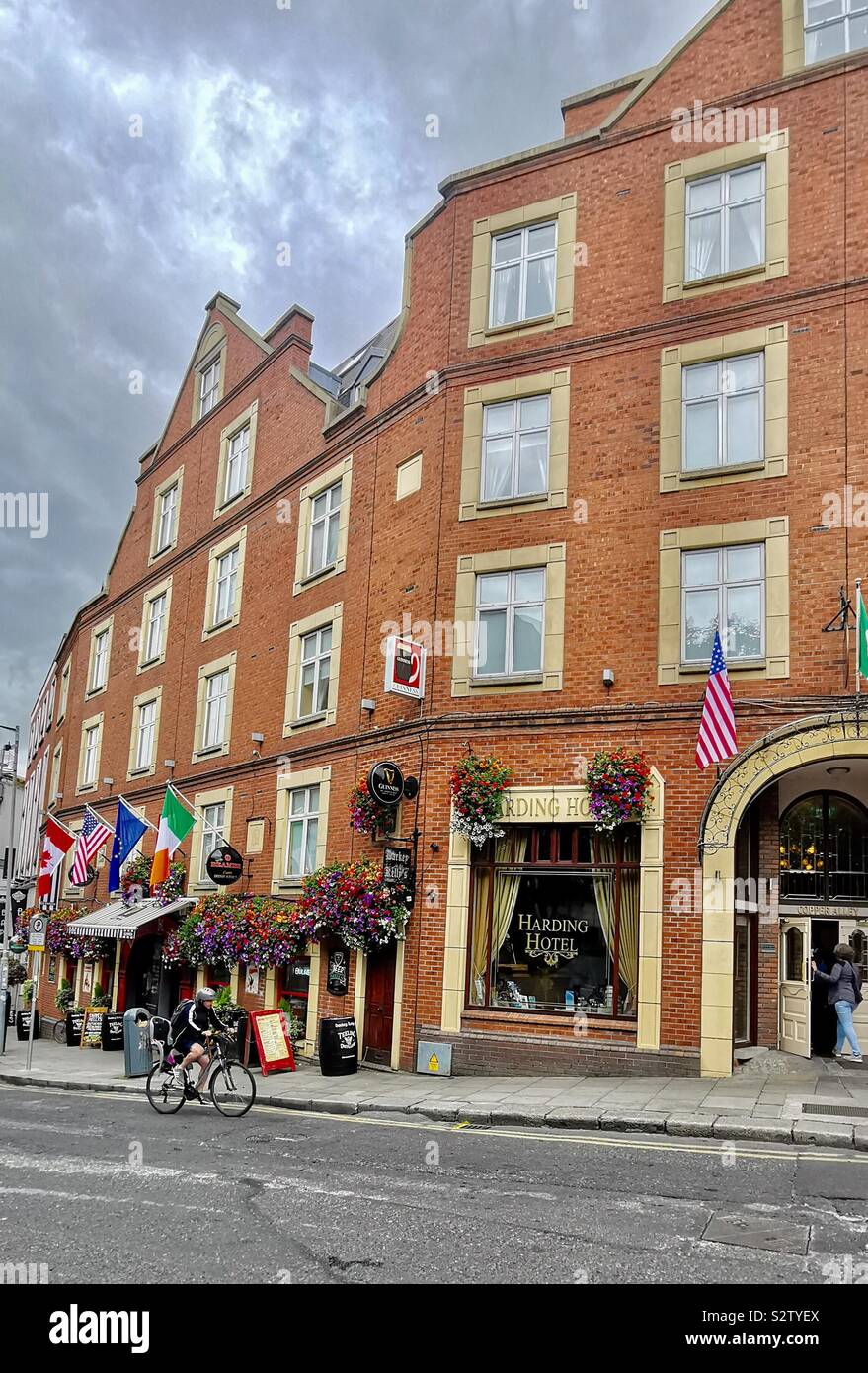 Beautiful old buildings in Dublin, Ireland. - Smartphone Captured Stock Image