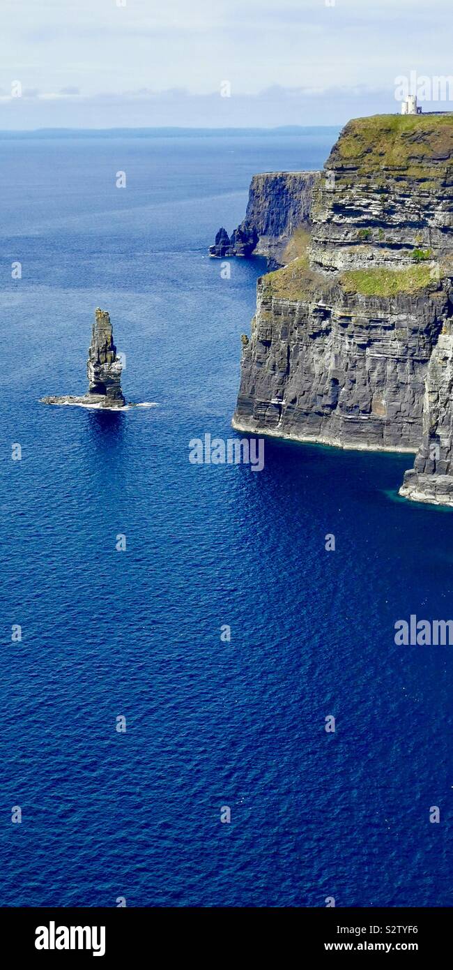 The cliffs of Moher in Ireland. - Smartphone Captured Stock Image