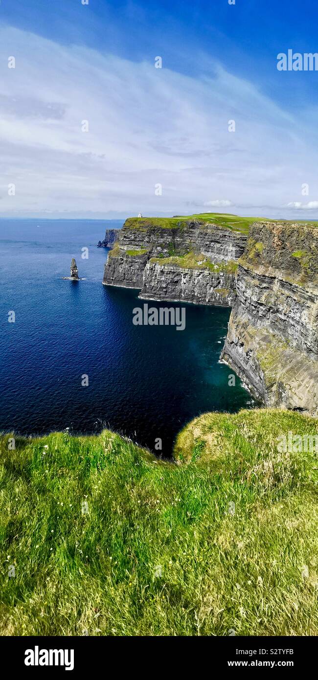 The cliffs of Moher in Ireland. - Smartphone Captured Stock Image