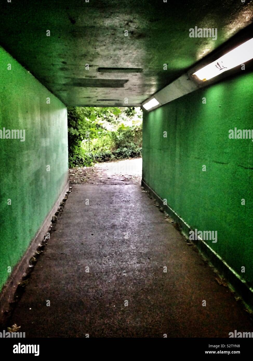 Pedestrian underpass or tunnel Stock Photo Alamy