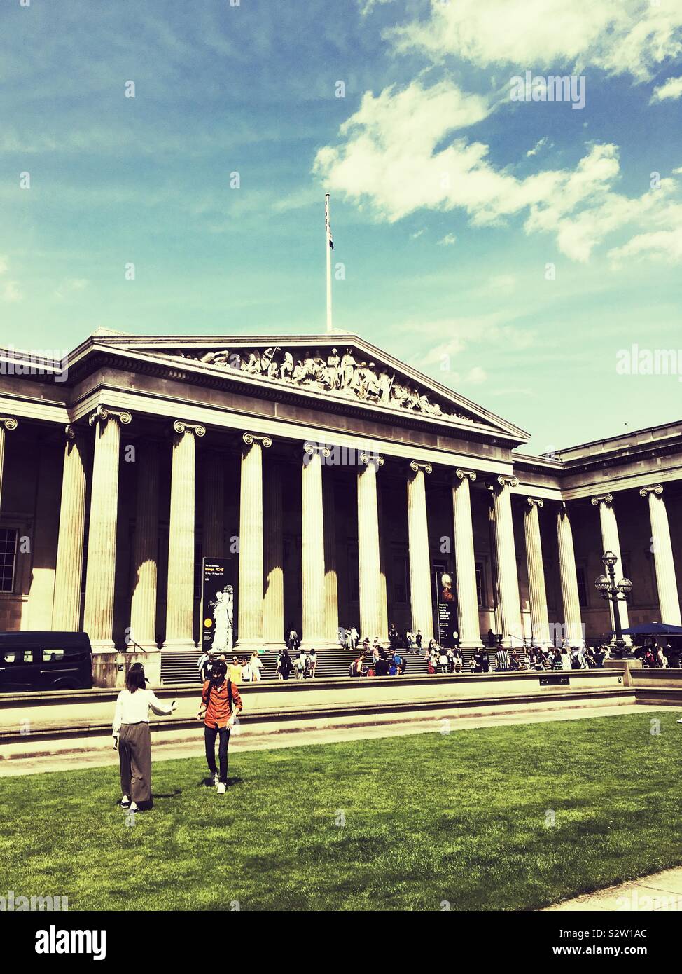 British Museum, London, England, United Kingdom. - Smartphone Captured Stock Image