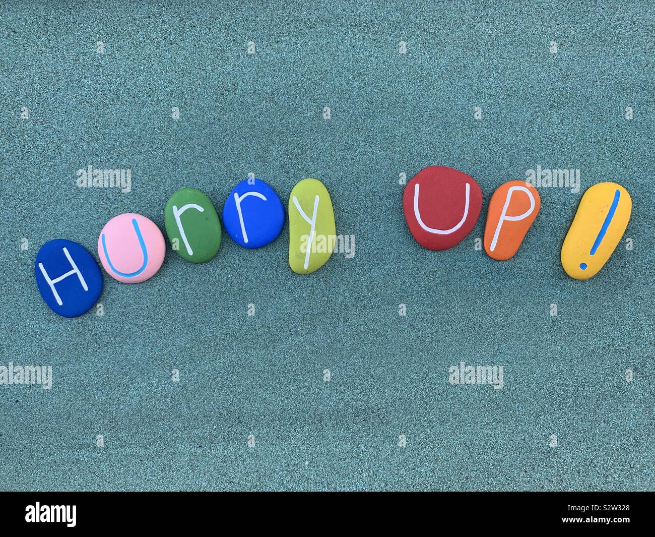 Hurry up ! - Smartphone Captured Stock Image