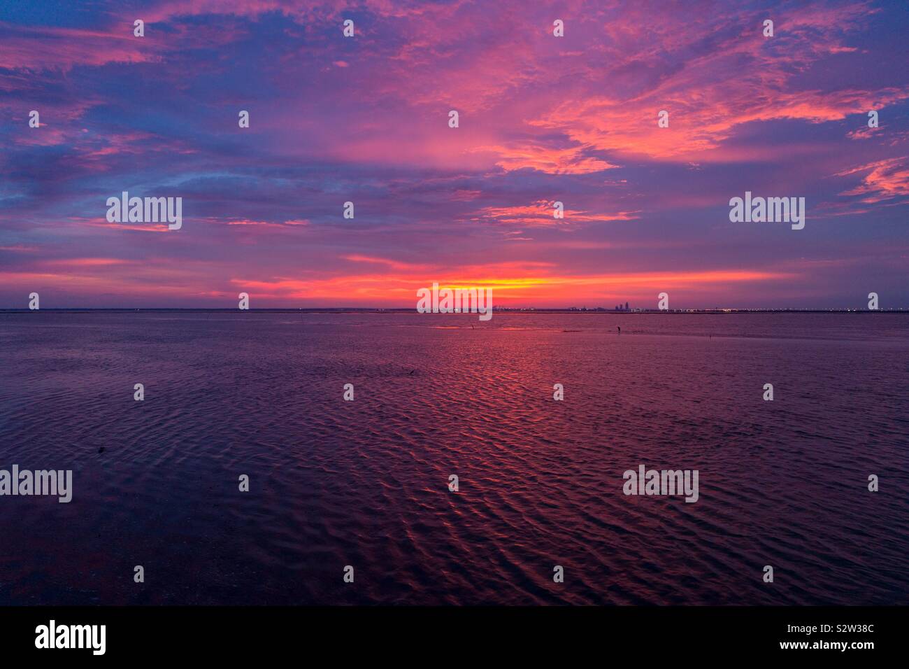 Seascape Sunset - Smartphone Captured Stock Image