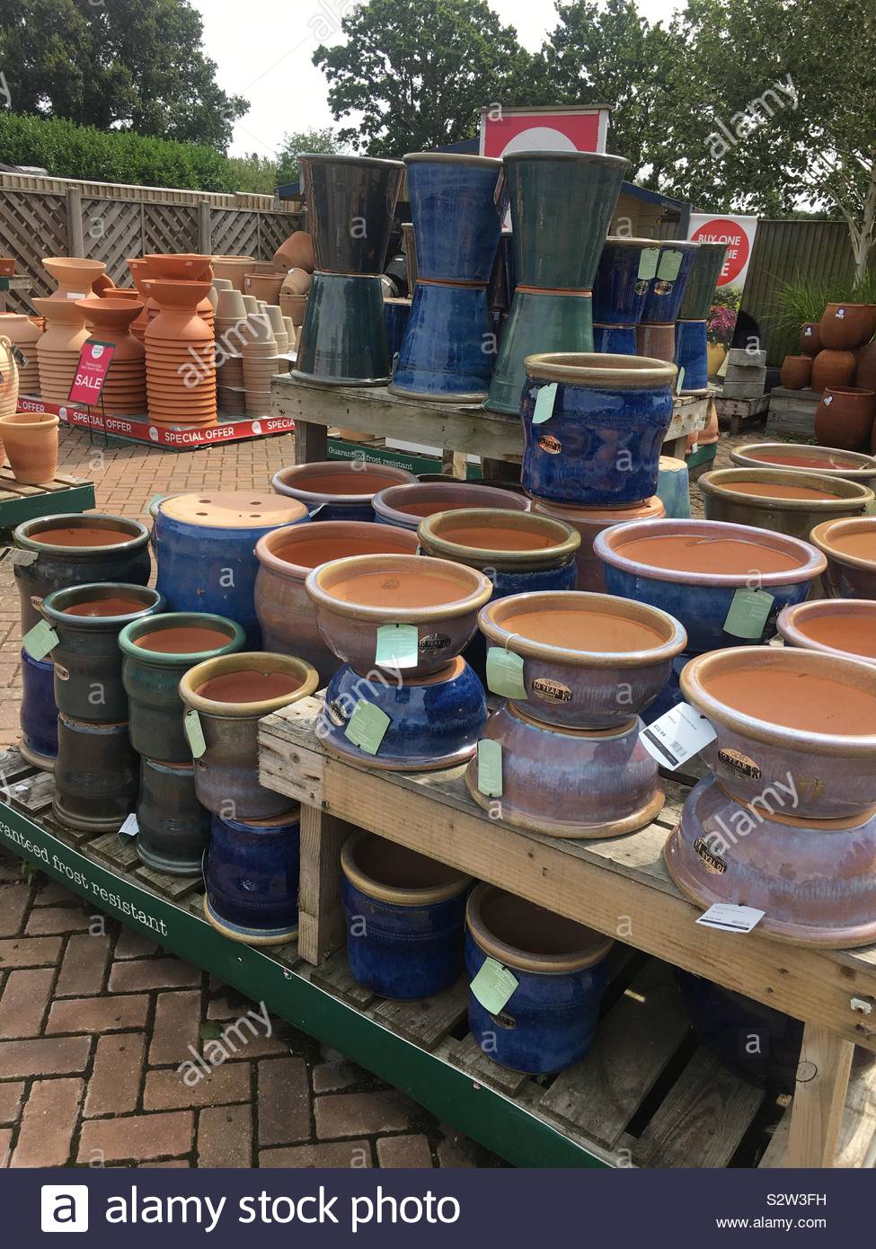 Plant Pots For Patios And Small Gardens Stock Photo 311567525 Alamy