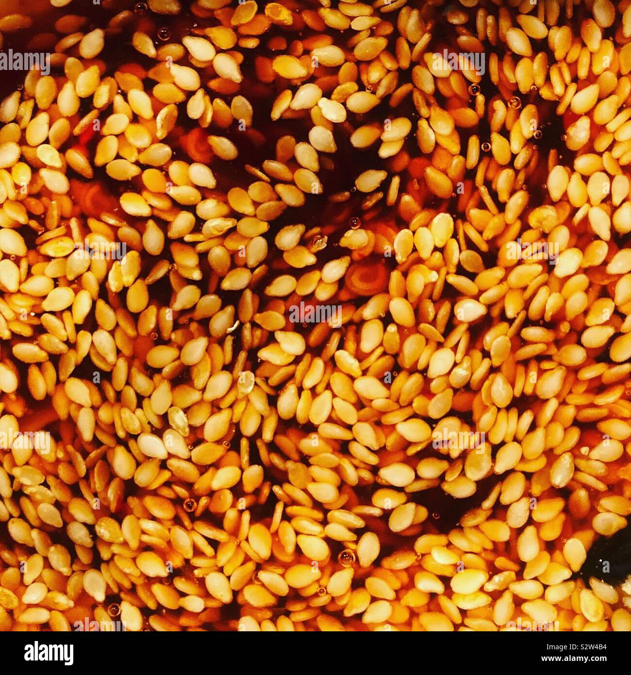 Sesame seed, sweet chilli, soy and honey marinade Stock Photo Alamy