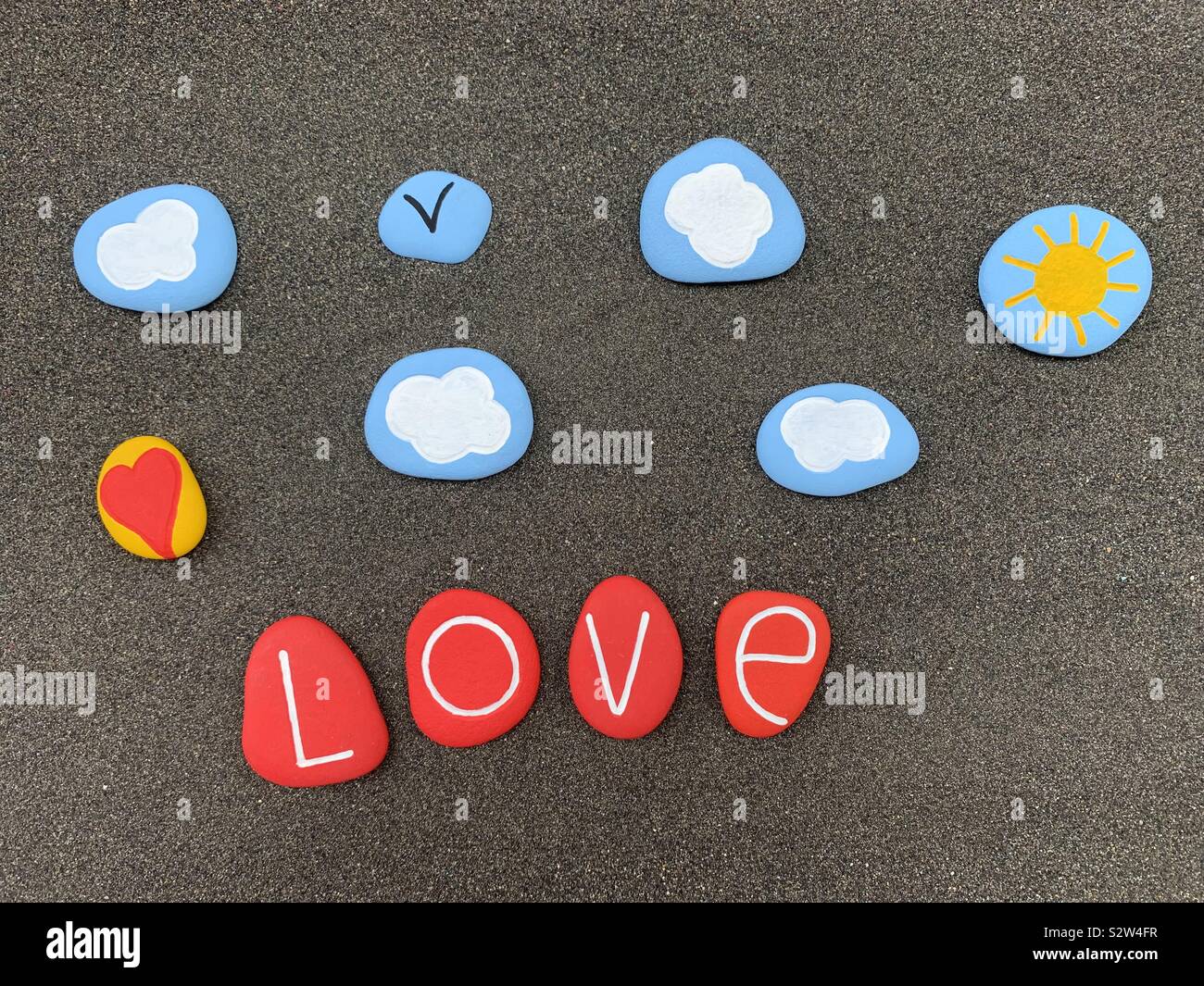 Love - Smartphone Captured Stock Image