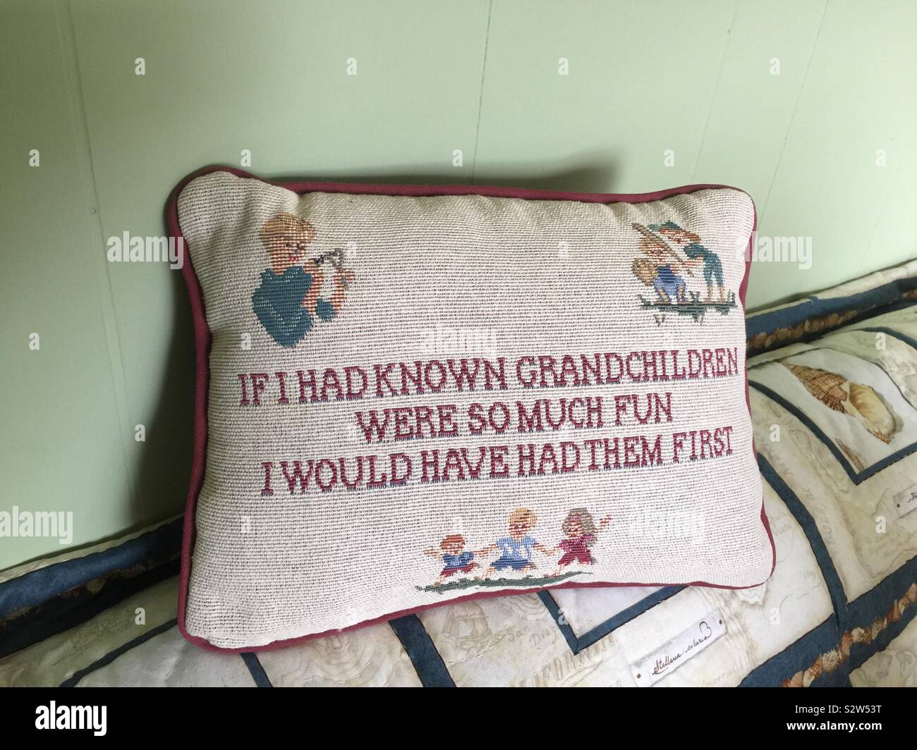 Fond grandma’s lament - Smartphone Captured Stock Image