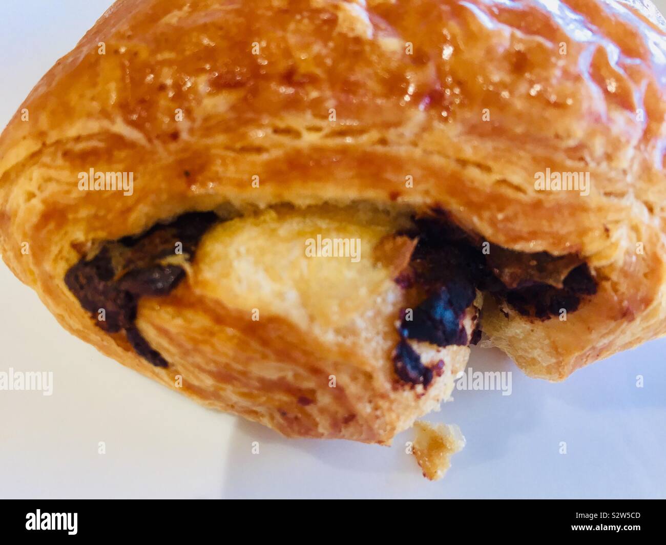 Pain au chocolate - Smartphone Captured Stock Image
