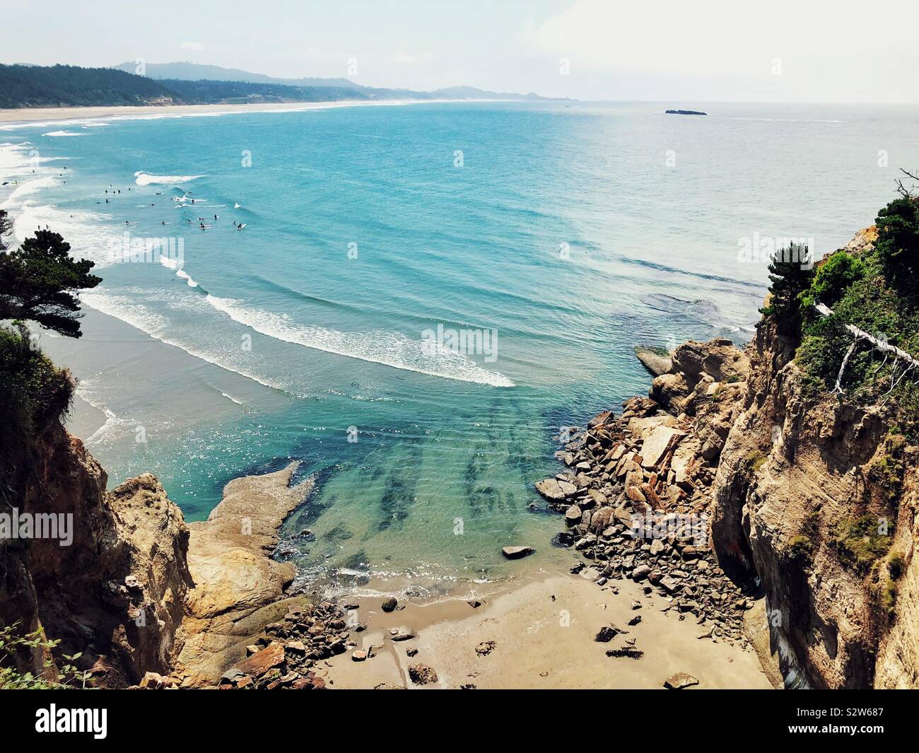 Northern California coastline Stock Photo