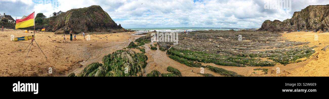Mouthwell Beach, Hope Cove, Kingsbridge, Devon, England, United Kingdom. - Smartphone Captured Stock Image