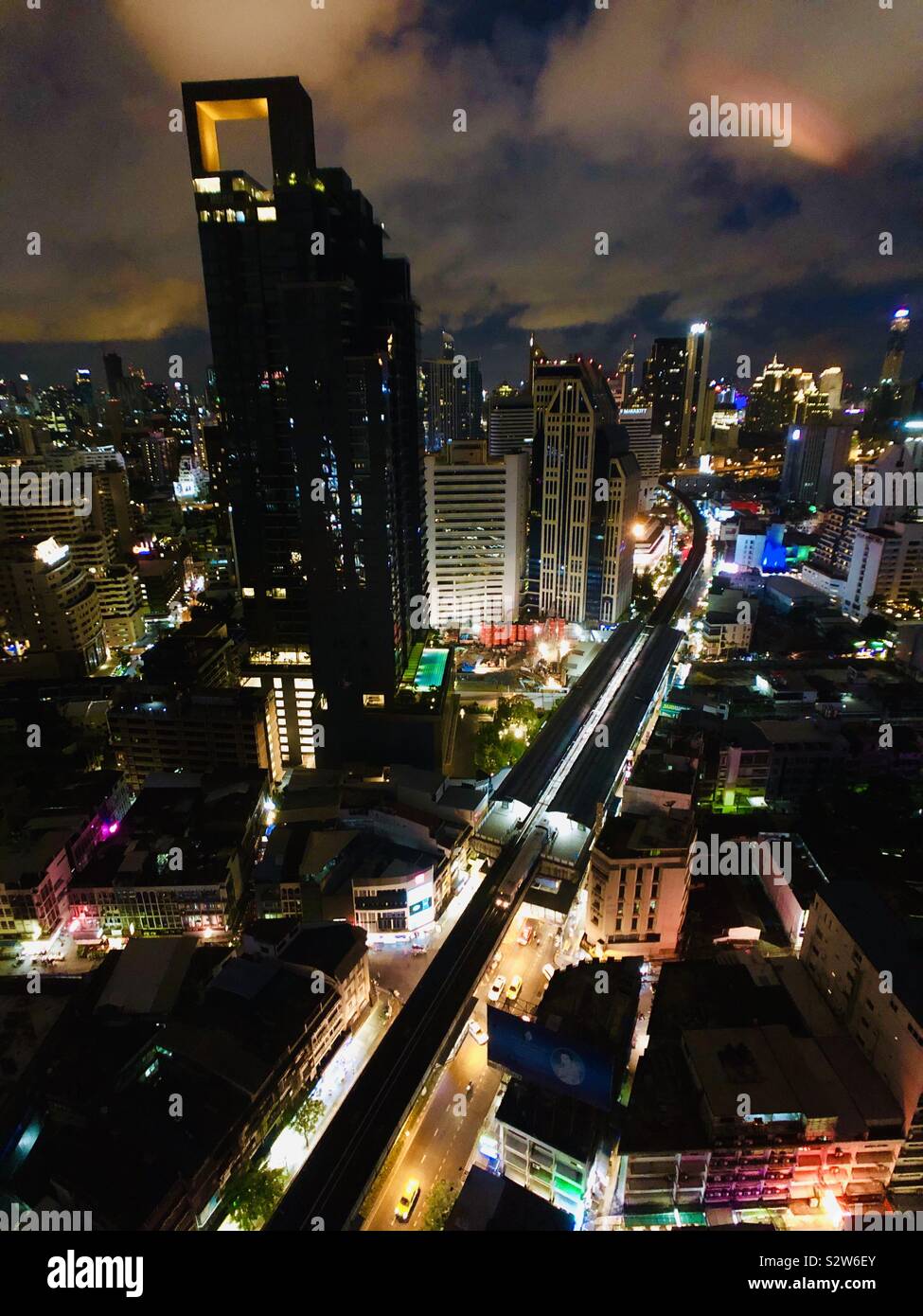 Cityscape sunset - Smartphone Captured Stock Image