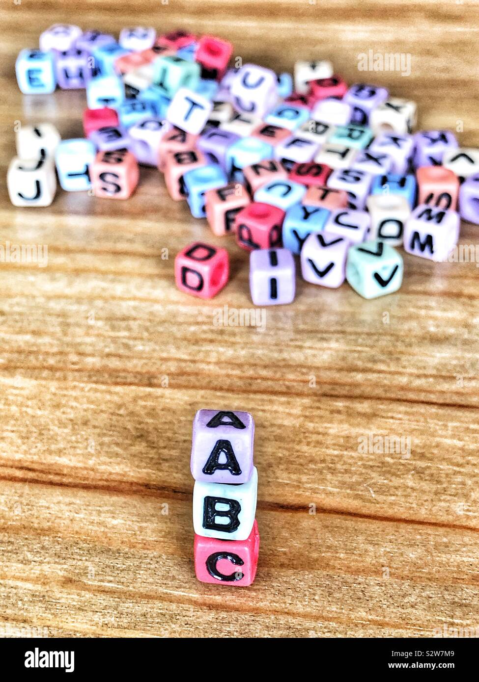 ABC - Smartphone Captured Stock Image