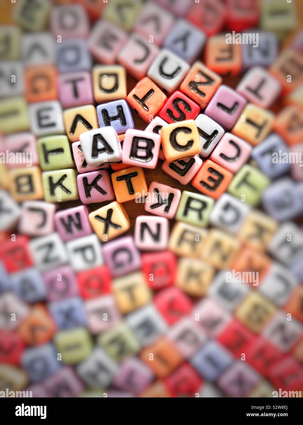 ABC - Smartphone Captured Stock Image