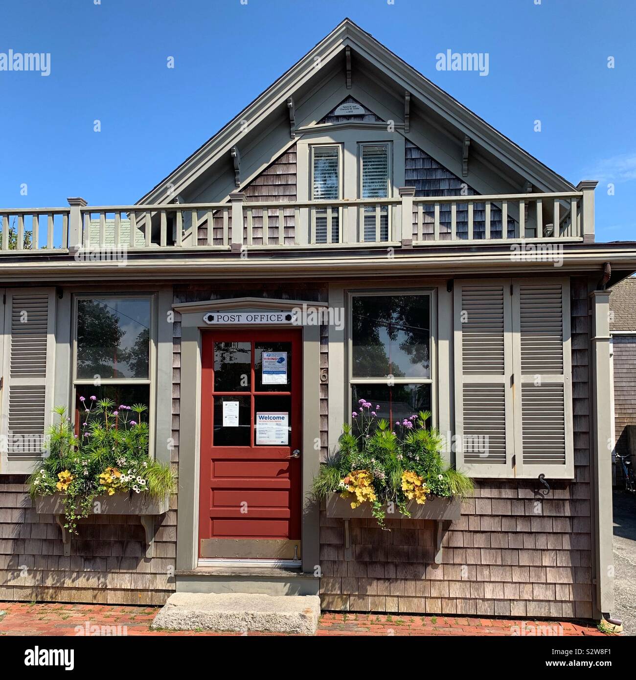 Post Office, Siasconset, Nantucket, United States Stock Photo Alamy