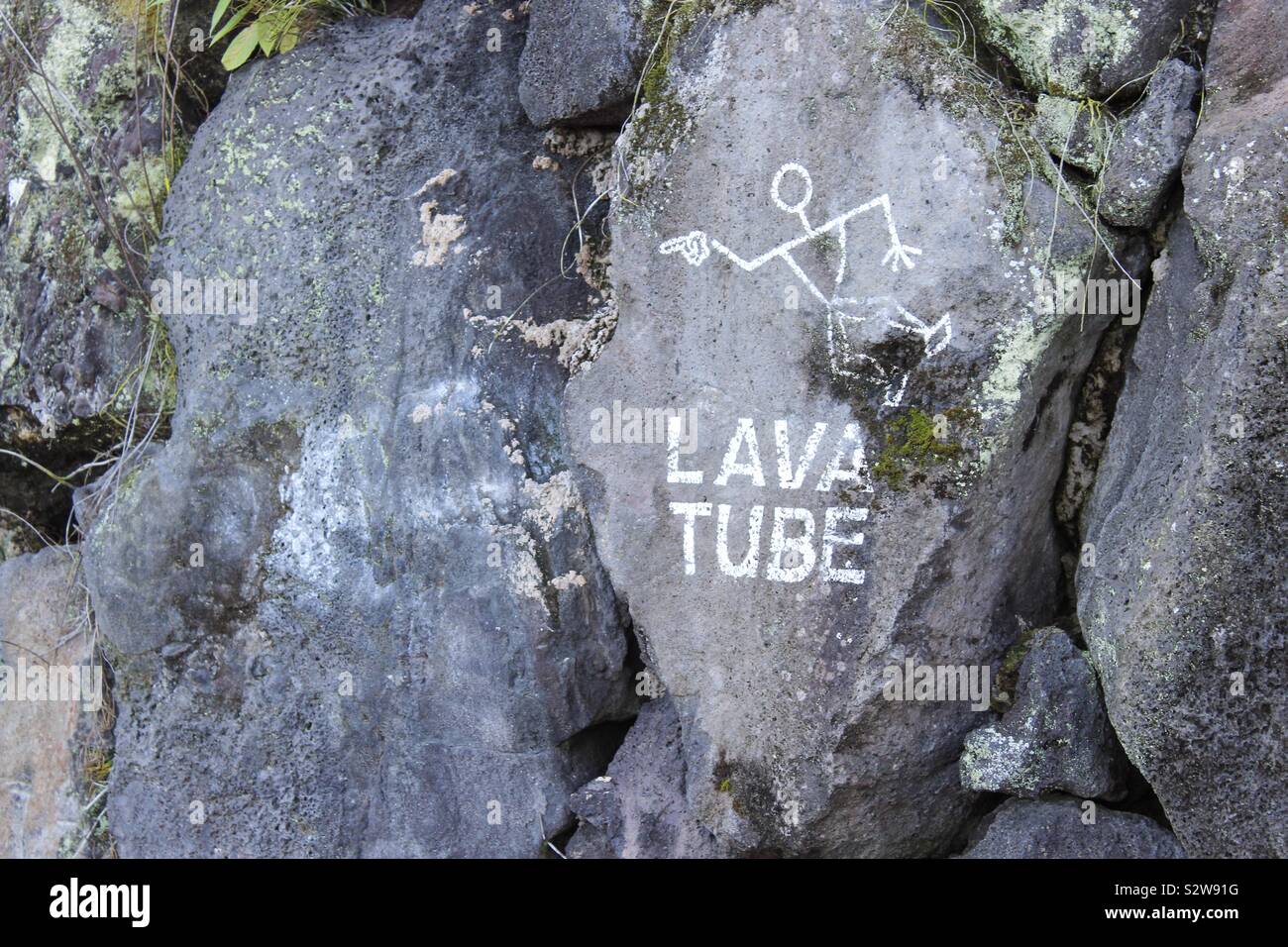 Hawaiian lava tubes Stock Photo - Alamy
