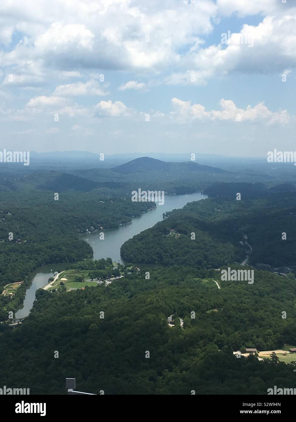 The view of lake lure in North Carolina Stock Photo Alamy