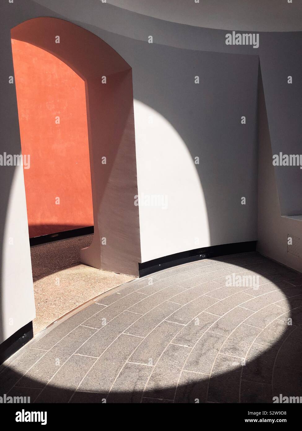 Inside James Turrell skyspace entitled Three Gems at De Young museum in