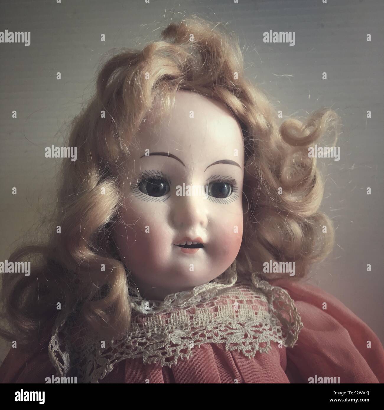 Bisque doll (Porcelain doll Stock Photo - Alamy