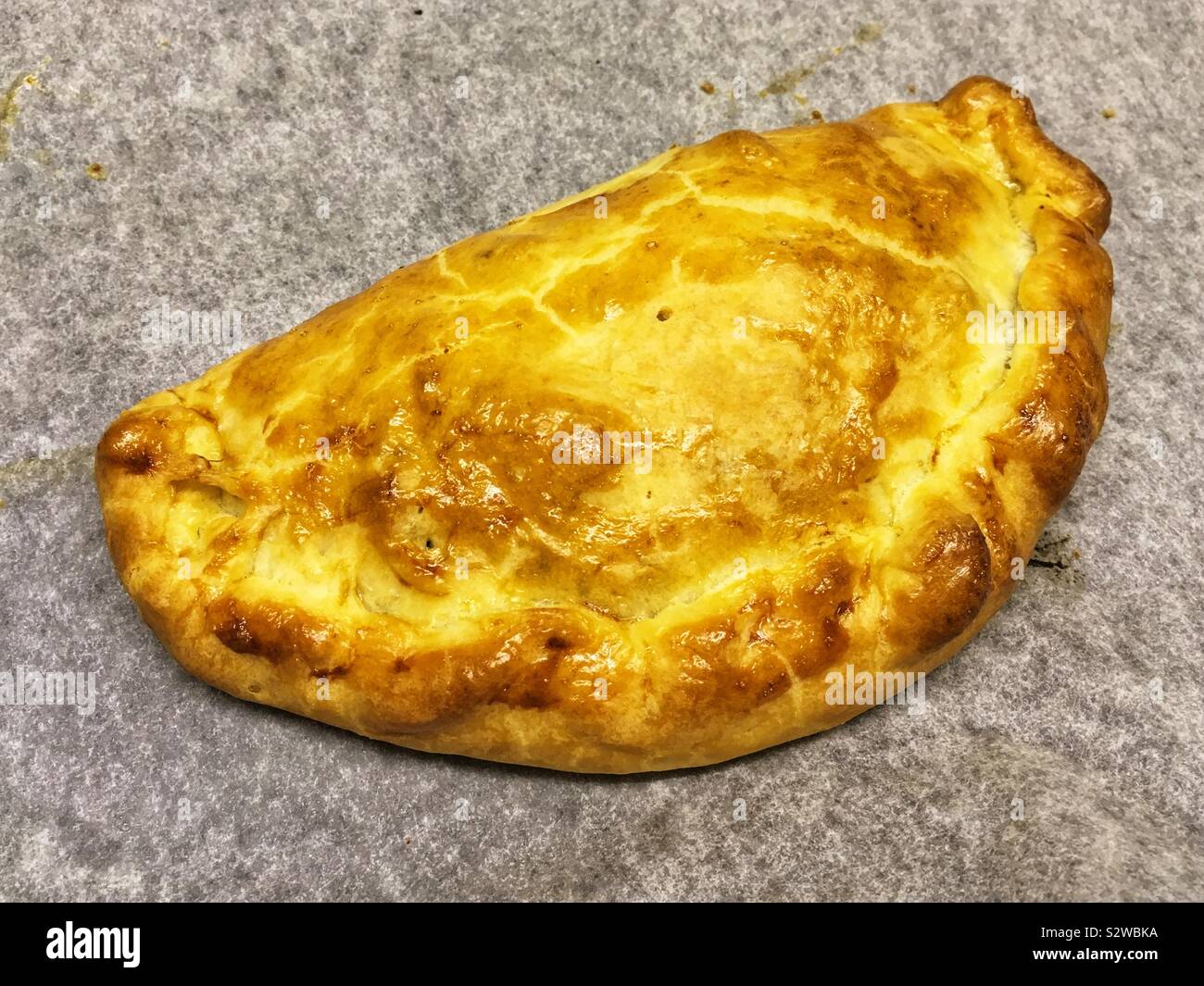 Home-made Cornish pasty Stock Photo - Alamy