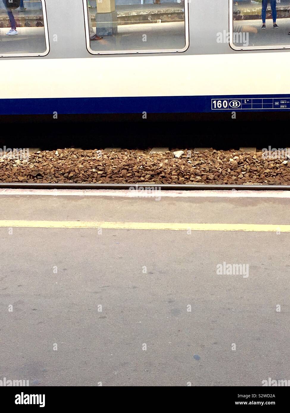 Train - Smartphone Captured Stock Image