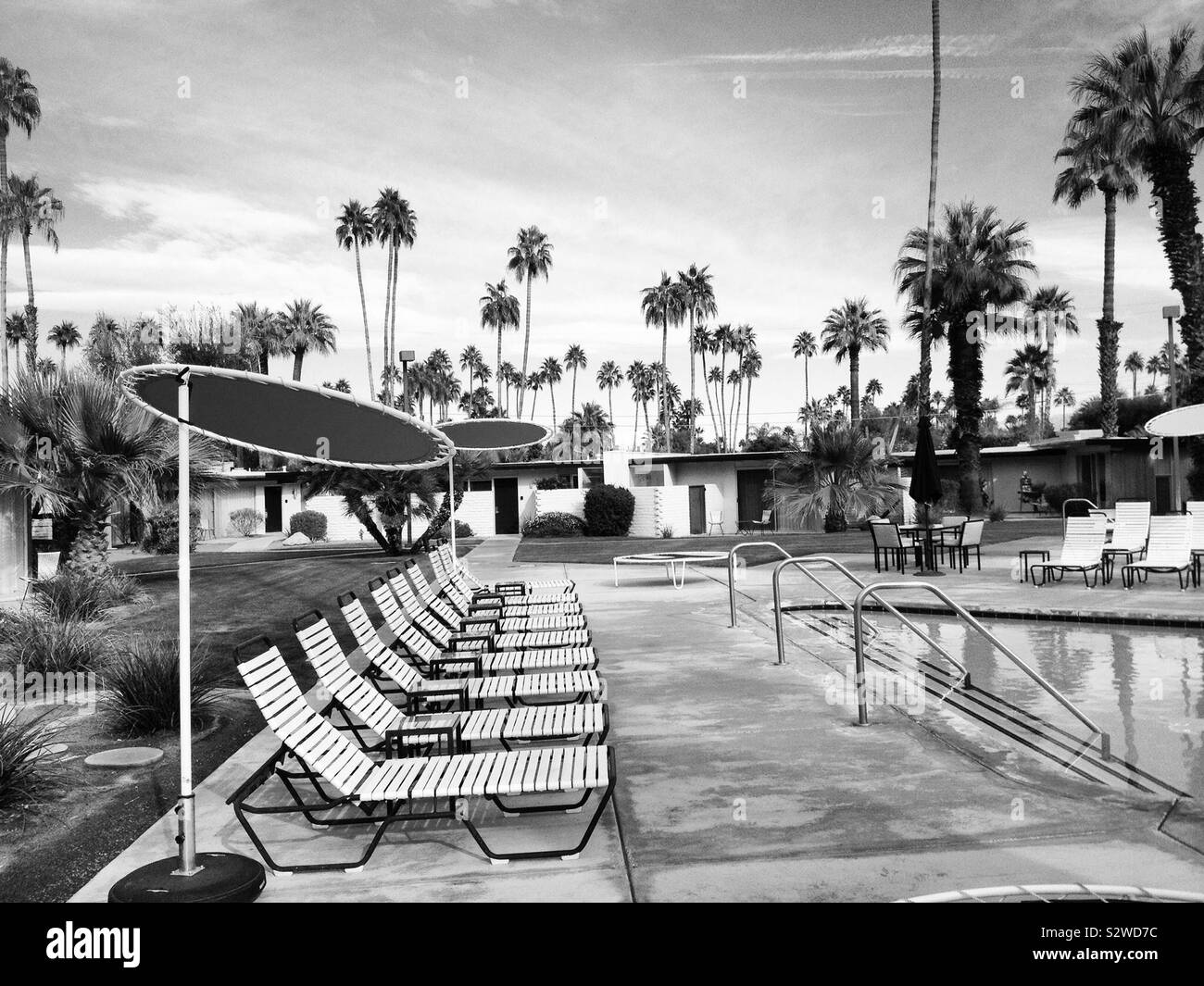 Palm springs Black and White Stock Photos & Images - Alamy