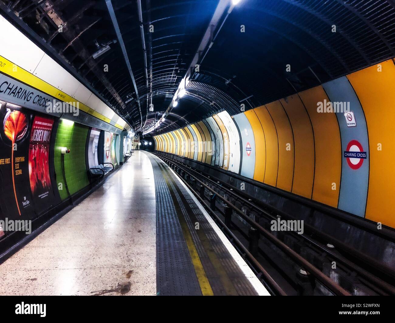 The Abandoned platform at Charing Cross station that closed in 1999