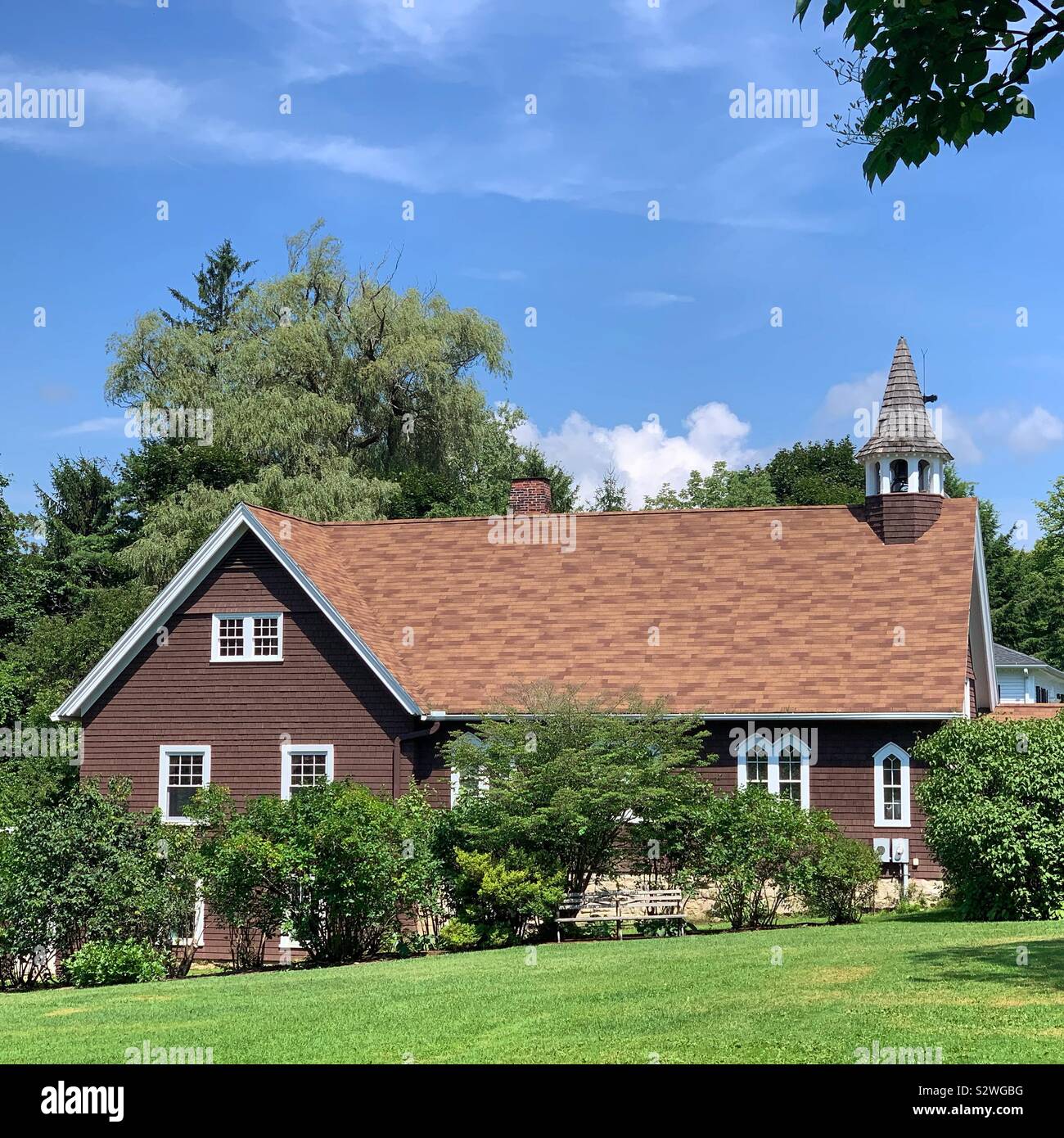 Church on the Hill Chapel, Lenox, Massachusetts, United States Stock