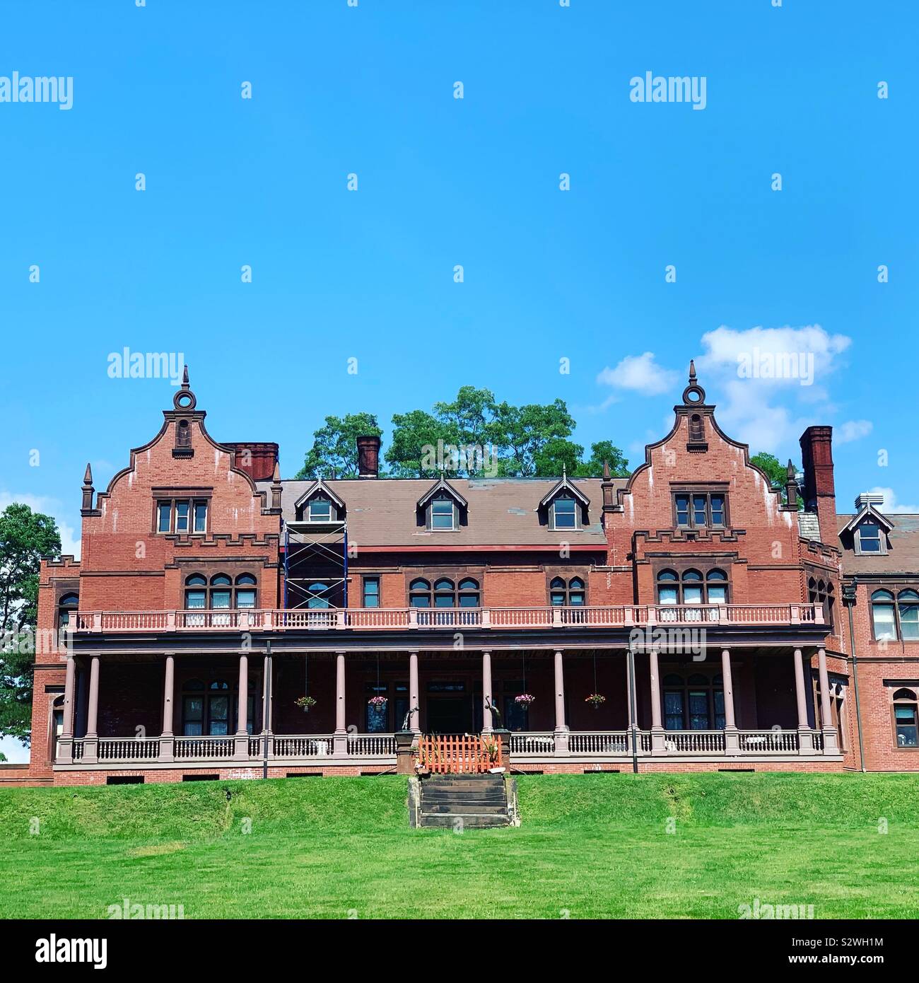 Ventford Hall Mansion and Gilded Age Museum, Lenox, Massachusetts, United States - Smartphone Captured Stock Image