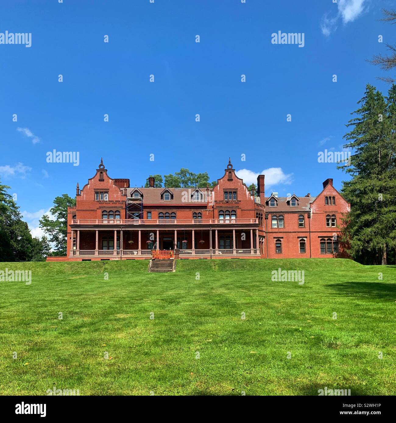 Ventford Hall Mansion and Gilded Age Museum, Lenox, Massachusetts, United States - Smartphone Captured Stock Image