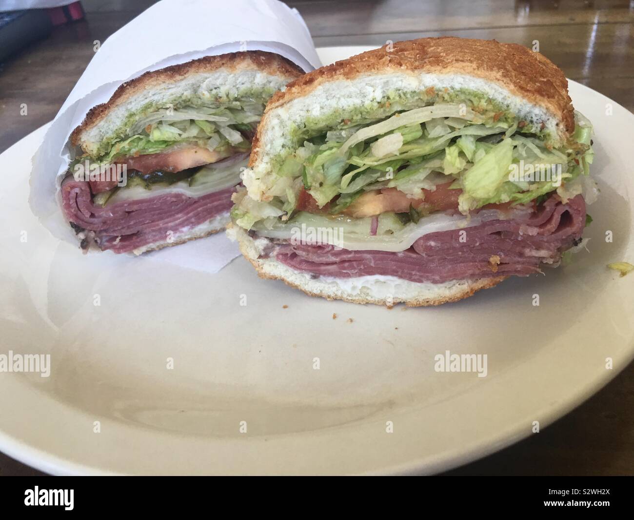 Pastrami sandwich hires stock photography and images Alamy