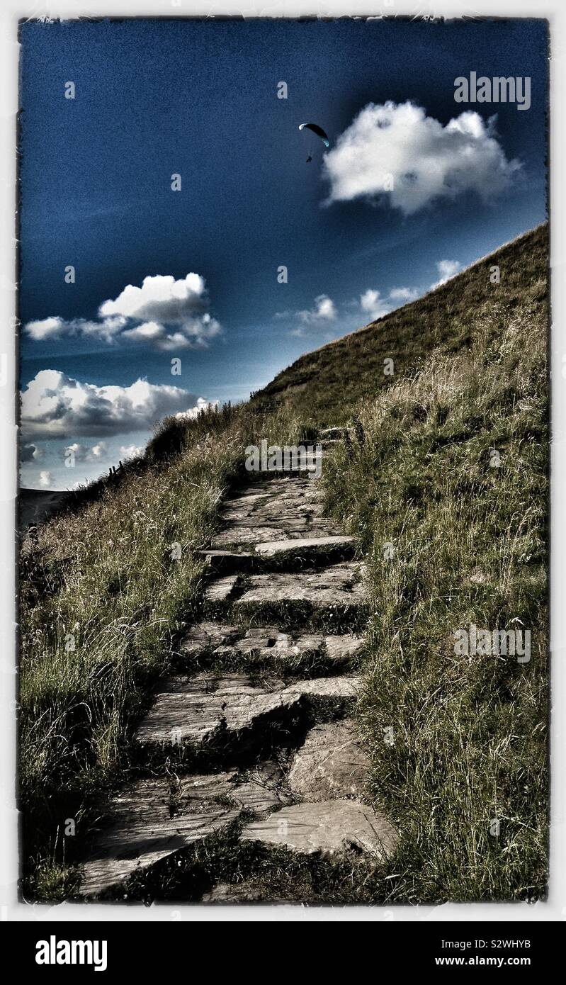 Stairway to the heavens Stock Photo