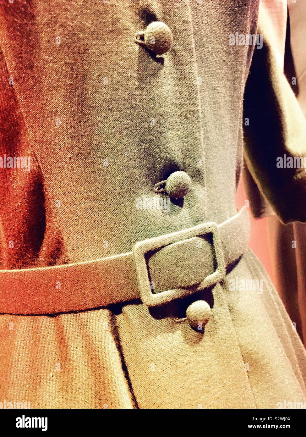 Vintage haute couture woman’s fashion, USA - Smartphone Captured Stock Image