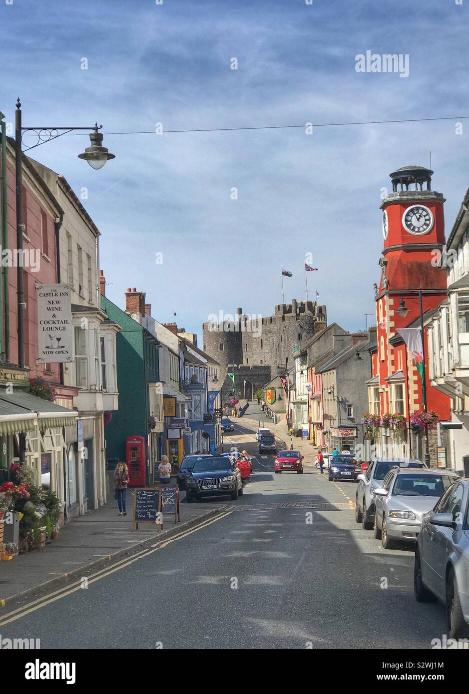 Pembroke Main Street Stock Photo Alamy