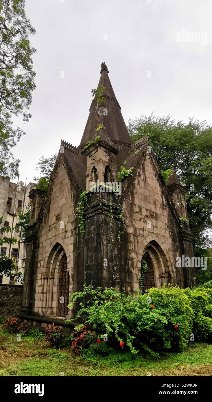 The tomb of David Sassoon in Pune, India. Stock Photo