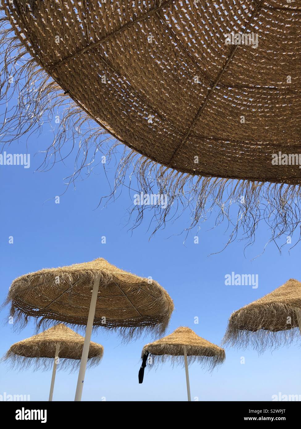 Beach shade - Smartphone Captured Stock Image