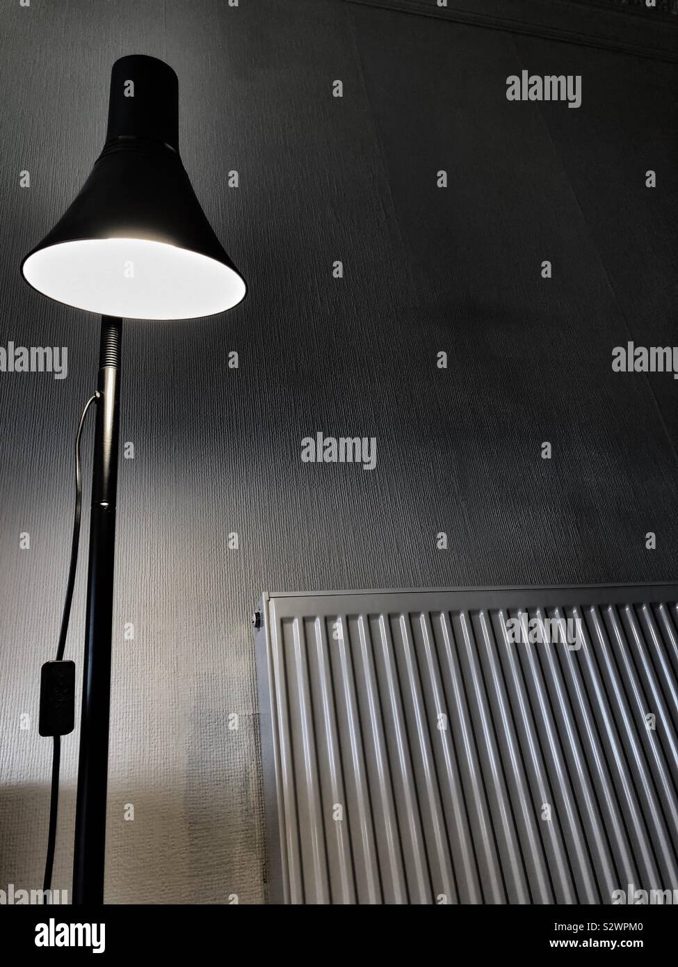 Standard lamp - Smartphone Captured Stock Image