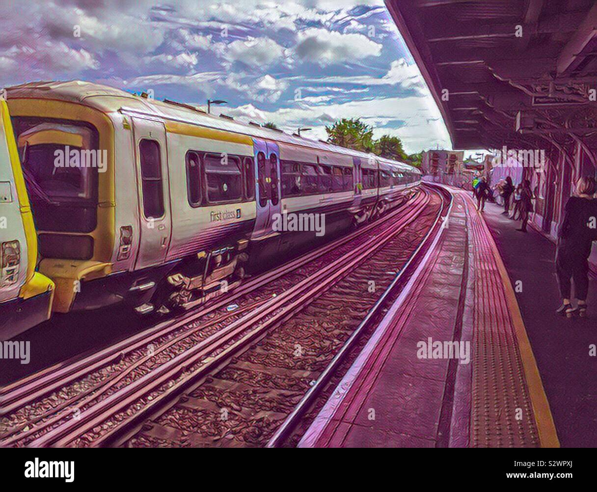 Lewisham Station Stock Photo
