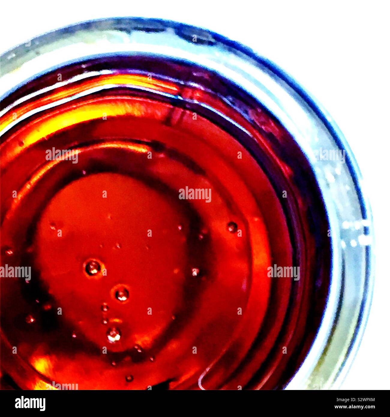 Golden syrup in a tin Stock Photo